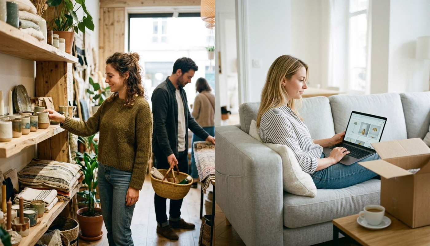Le shopping déco en ligne a-t-il remplacé la flânerie en boutique ?